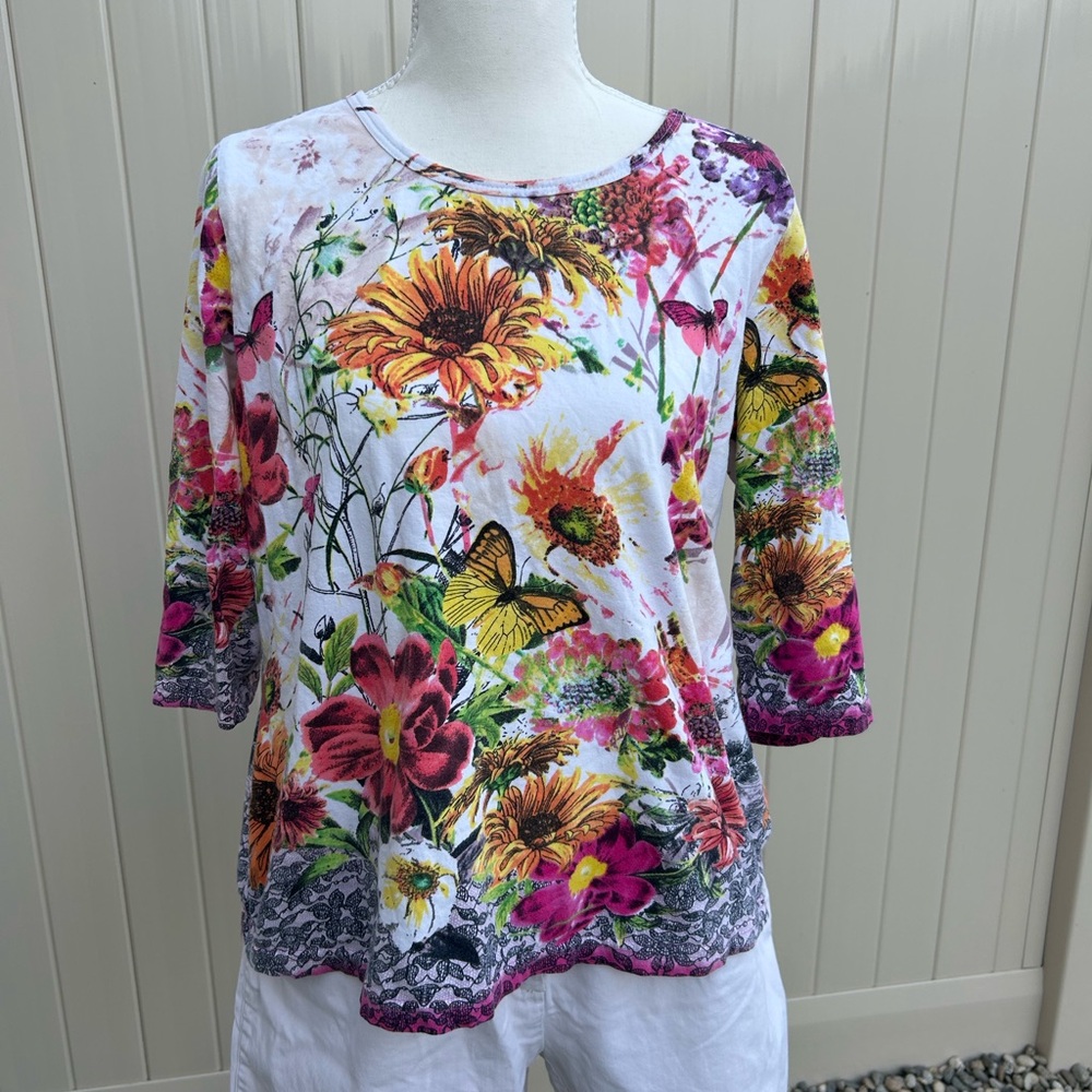 Floral Print Women's Top